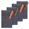 Wanmu 4 Pcs Exfoliating Soap Bags, Deep Exfoliatio Foaming Soap