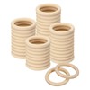 QUARKZMAN Pack of 40 65 mm (2.6 inches) natural wood