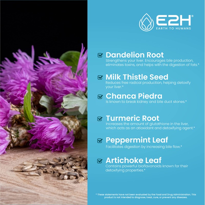Liver Cleanse Detox & Repair - Herbal Liver Support Milk
