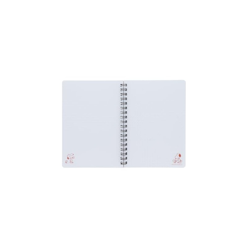Sunstar Bungu S2643006 Snoopy Notebook, Ring Notebook, B6, Peanuts, American