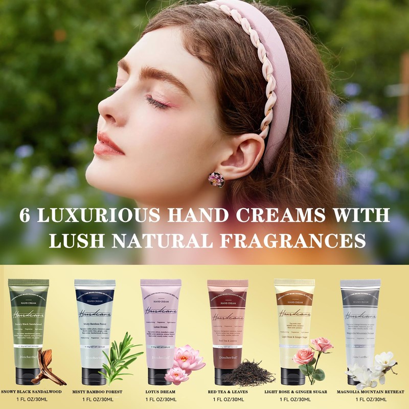 100 Pack Light Rose & Ginger Sugar Hand Cream Bulk