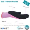 HPHST 3 Pairs of Latex Coated Women's Gardening Gloves, with