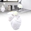 Creative Anatomical Heart Vases Resin Sculpture Heart Shaped Art Flower