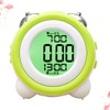 GRIRIW 1pc Double Mute Alarm Clock for Simple Stereo Design