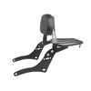 PIKPOP Motorcycle Detachable Sissy Bar Rear Passenger Backrest with Rear