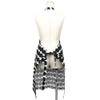 Marimekko 070692 190 Women's Apron, Rashy Mat, Dots, Black, White,