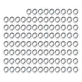 Ledvillage Round Stainless Steel Chrome Bezels Trim for Covers 3/4 Inch Mini Sealed Side Marker Lights for Trailer Lorry Truck Bus 304-Ring (Pack of 100)