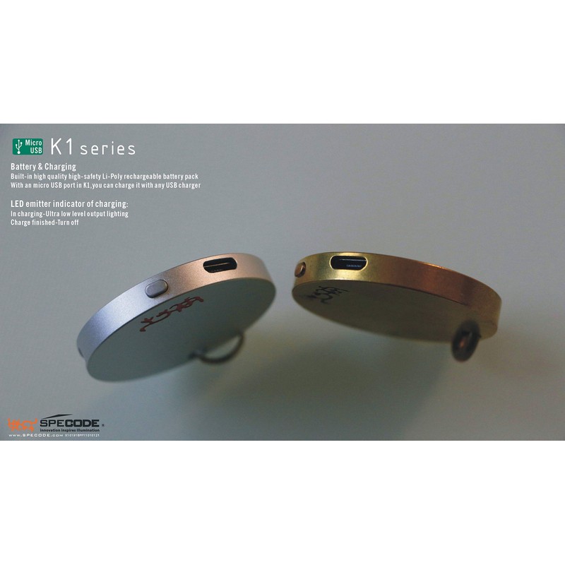 Brass Material Key Chain Lamp Pocket High Brightness LED Flashlight