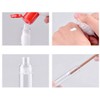12 Jars 10ml Clear Airless Pump Bottle Cream Lotion Vacuum