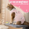 Viiotu Cat Recovery Suit Female, Kitten Onesie for Cats After