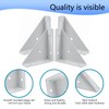 Corner Bracket, 4 PCS Bed Corner Support with 20 Pcs