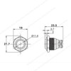 RUNCCI-YUN 16MM Push Button Switch on/off Lockless Momentary Button Power