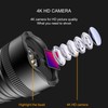 Helmet Camera, 4K 120 Degree Wide Angle 5 Lighting Modes
