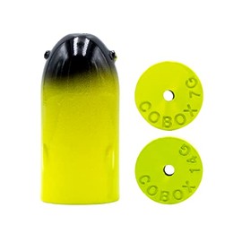 Livingston Lures Livingston Bullet Chartreuse Black #10874
