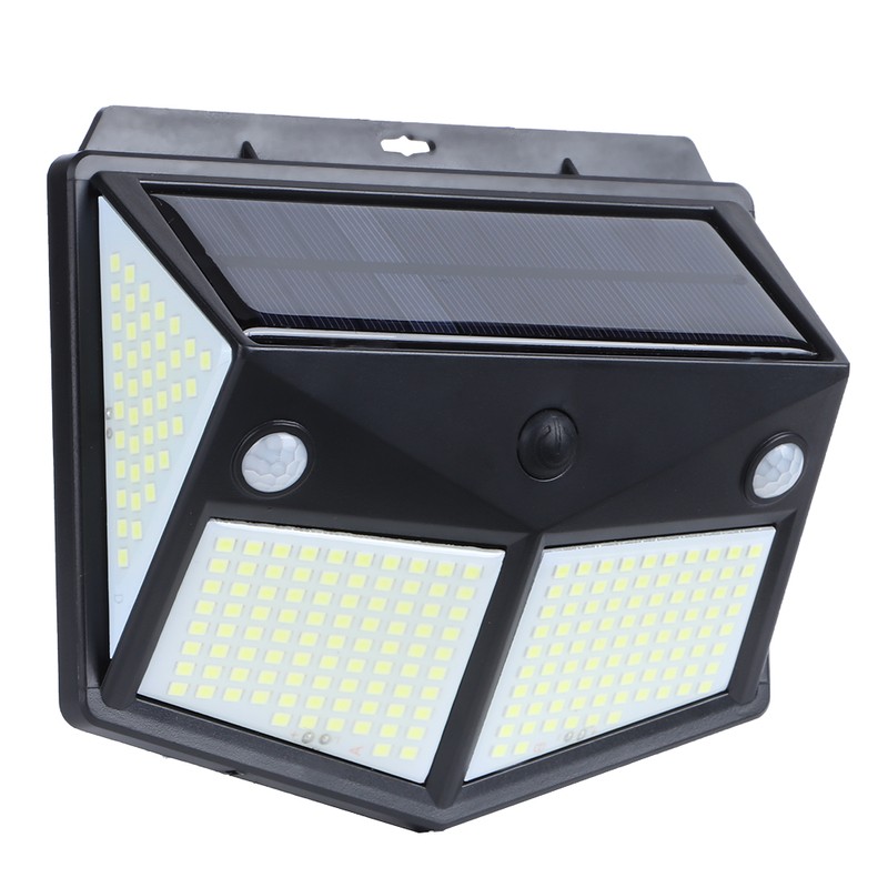 Outdoor 260LED Solar Energy Automatic Induction Wall Light for Garden