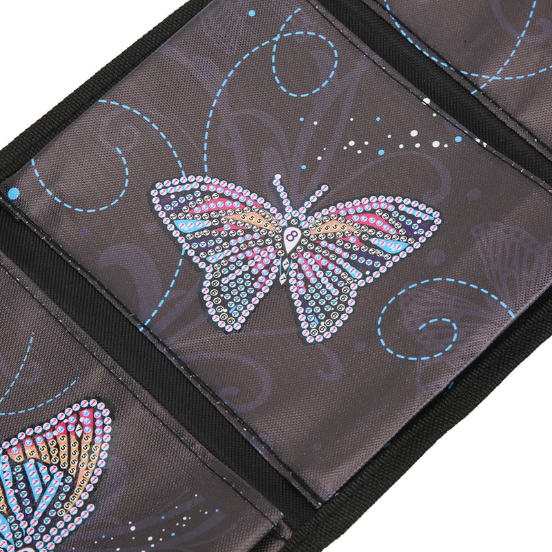 Wall Hanging Storage Bag DIY Diamond Printed Butterflies Storage Bag