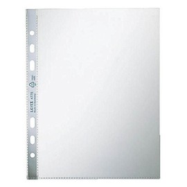Leitz 47750002 Document Wallet Standard A5 Polypropylene Indelible Transparent