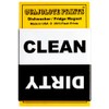 Guajolote Prints Dishwasher Magnet, Strong Clean and Dirty Sign (Black
