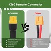 MOOKEERF Solar to XT60 Extension Cable 10AWG 6FT Solar Connector