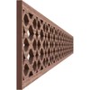 46 3/8"W x 4"H x 1/4"T Somerset Fretwork Moulding, Walnut