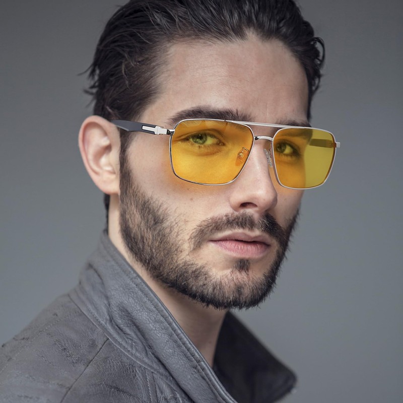 KIOYTLIK Sunglasses for Men Women Trendy Polarized Sunglasses UV400 Fashion