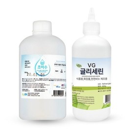 Joysu Ultrapure Purified Water 500ml Vegetable Glycerin VG 600g Set / 조이수 초순수 정제수 500ml 식물성 글리세린 VG 600g 세트