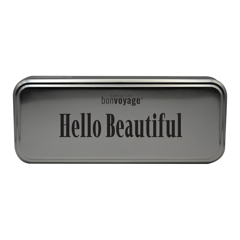 bonvoyage Hello Beautiful, Professional Makeup Set with EyeShadow, Bronzer, Blush,