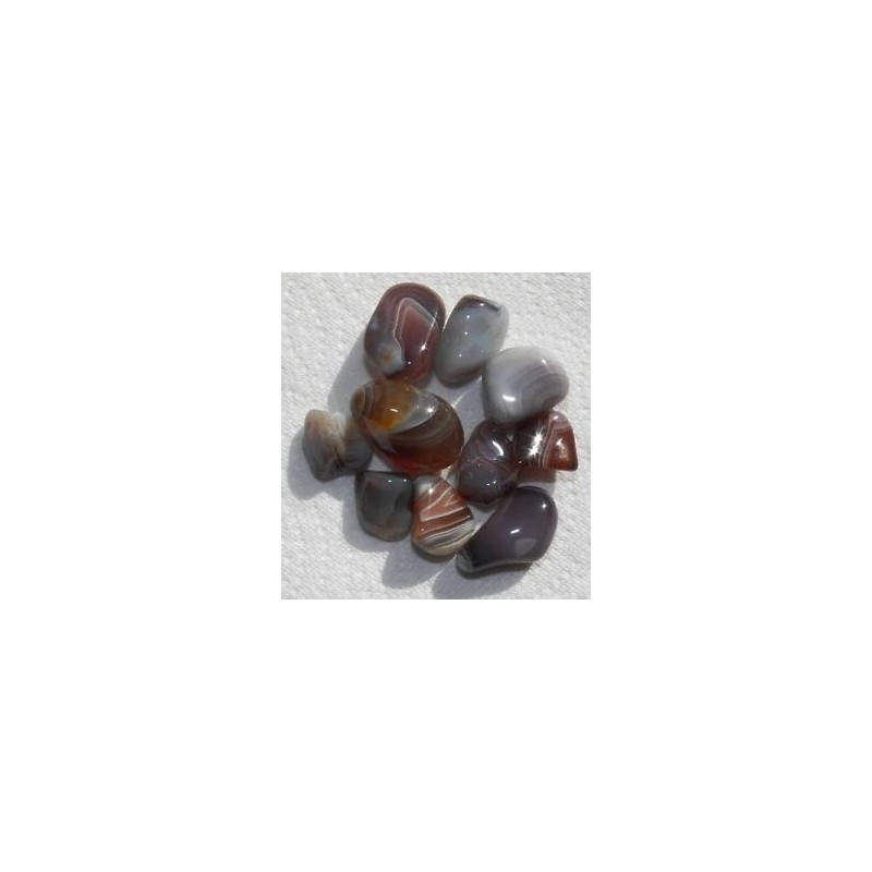 Tumbled Grey Botswana Agate - Healing Stone (1)