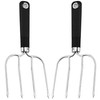 Andrew James Stainless Steel Carving Fork Set 2-Piece Meat Forks