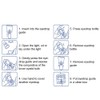Eye Drop Guide, Reusable Portable Scientific Eye Drop Guide Tool,