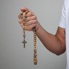 Intercession™ Our Father Sacred Handmade Solid Wood Rosary (Our Lady