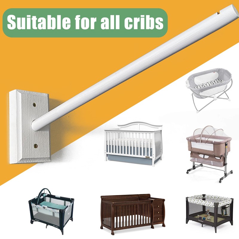 Mobile Wooden Arm, Wall Mounted Suitable for All Cribs 100%