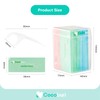 COCOBURI 50 Count Individually Wrapped Dental Floss Picks-Oral Care Flossers