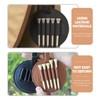 GRIRIW Portable Golf Tee Holder Keychain Golf Accessories Sturdy PU