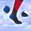i-Smalls Men's Performance Ski Socks Knee High Compression Support Warm,