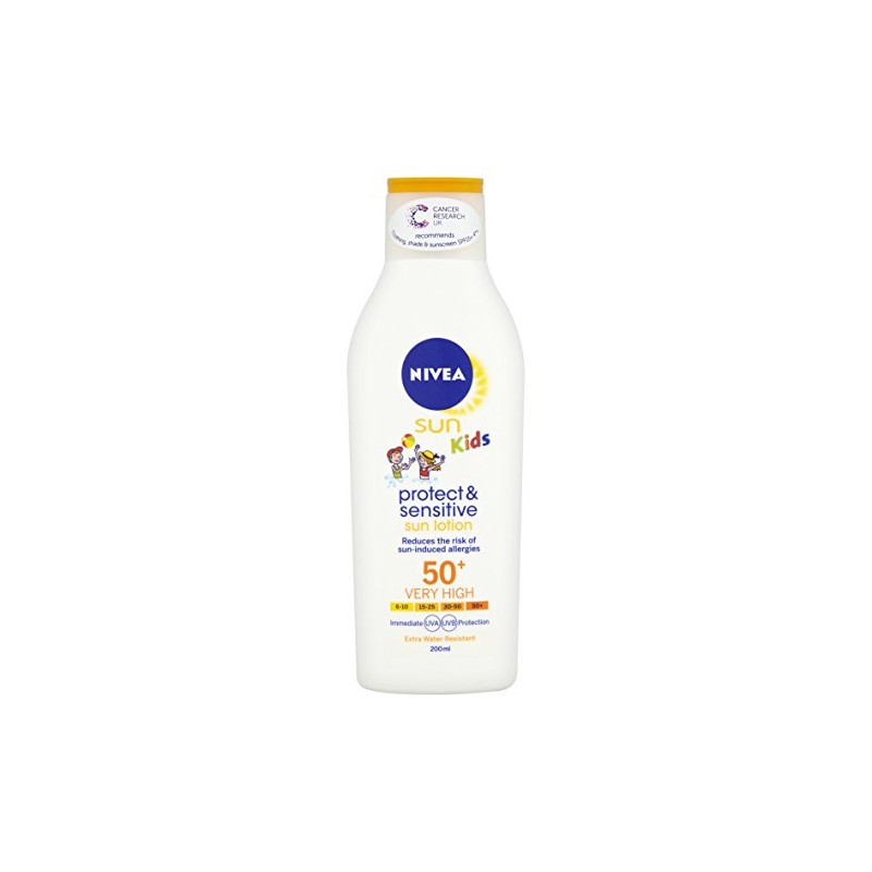 Nivea Sun Kids Protect and Sensitive Sun Lotion, 200 ml