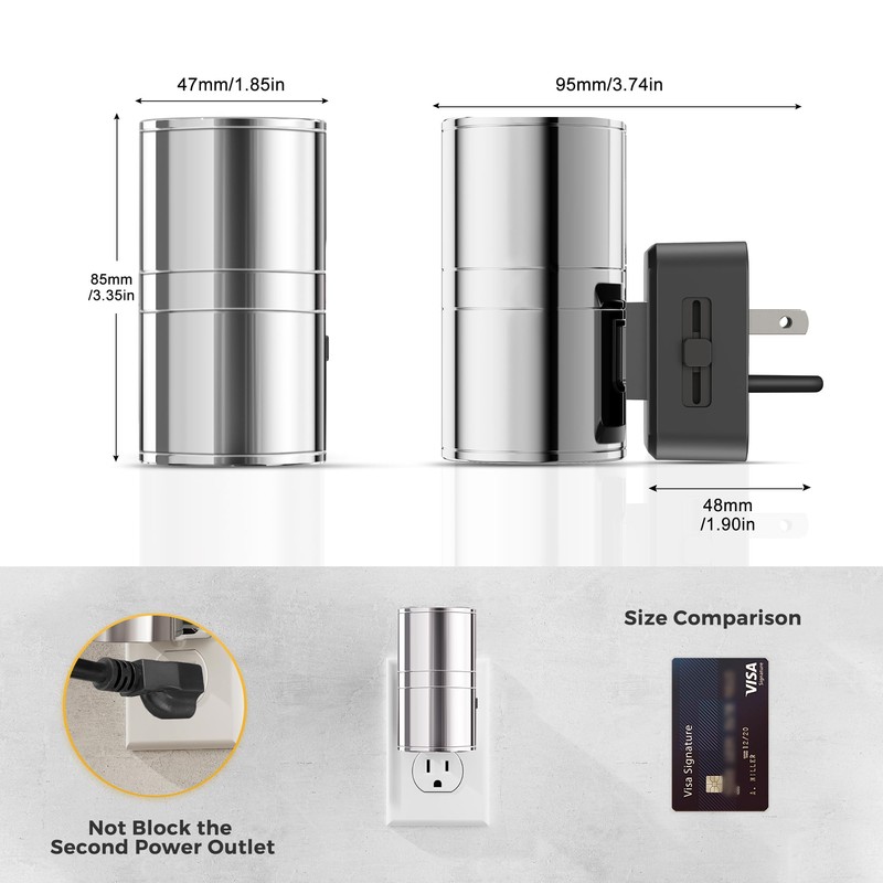 L LOHAS LED Night Light, Night Lights Plug into Wall,