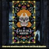 Banner De Halloween Para Puerta Cartel De Día De Los