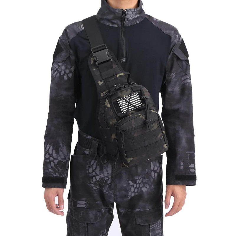 ATBP Small Tactical Sling Backpack Bag for Men Military Shoulder