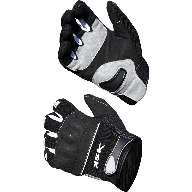 KSK Cross Gloves - Transitional Motorcycle Gloves Scooter Black Large