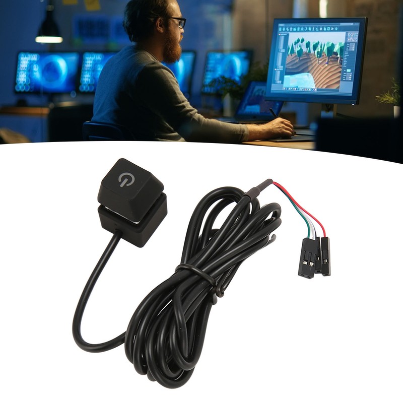 PC Power Button Extension External Flexibility PC Power Switch Power