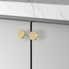 KNOKLOCK 10 Pack Kitchen Cabinet Knob Brushed Gold Round Dresser