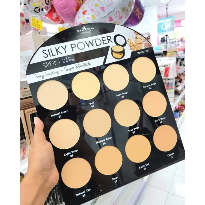 Base de Maquillaje en Polvo Italia Deluxe Silky Powder Tono