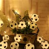 20FT 40LED String Lights Football Soccer Shaped Fairy Lights LED