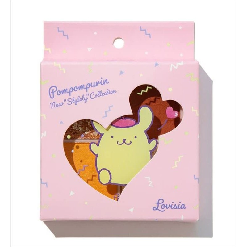Lovisia Sanrio Makeup Series Eyeshadow Palette, Pom Pom Pudding, Fresh