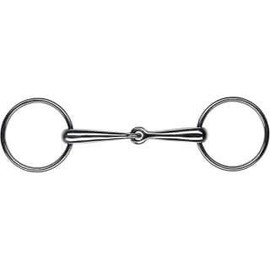 Feeling Stainless Steel Snaffle Bit Fine Solid Mouthpiece