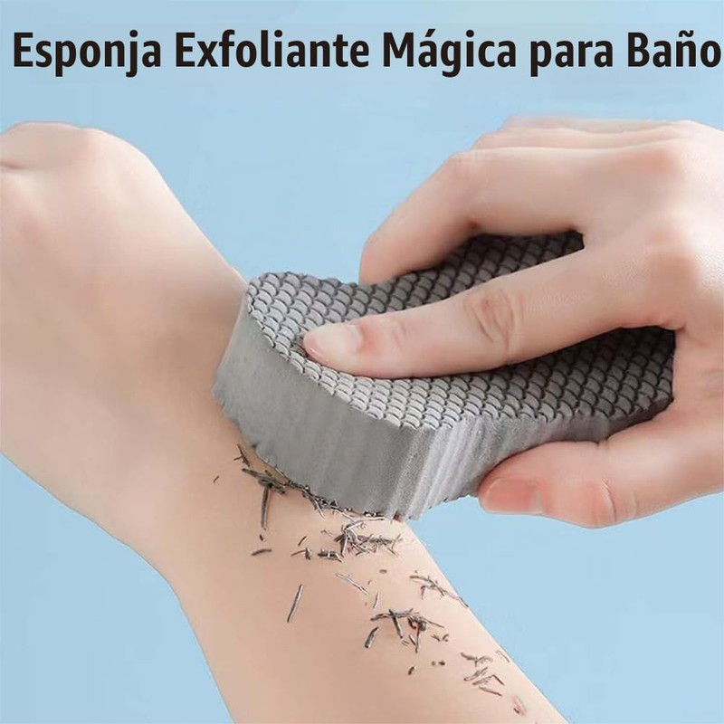 Esponja de Baño Exfoliante 3D Supersuave para Piel Muerta (Rosa