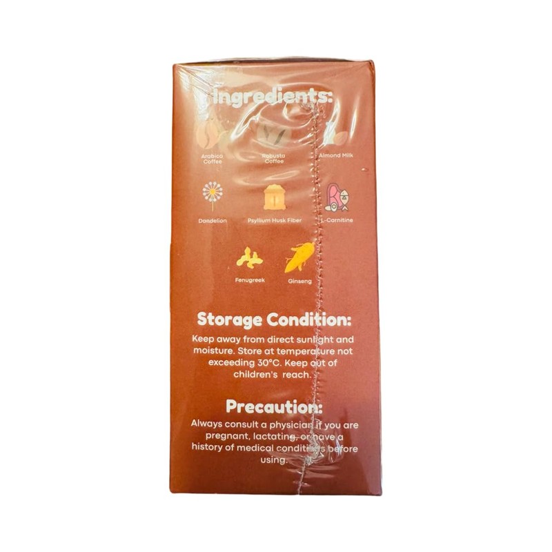 Hot Babe Black Coffee Mix by Kiray Celis (10 Sachets,