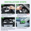 ANCEL LCD 12V Battery Tester Battery Health Analyzer Charging Test