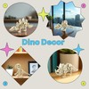 PowerTRC 5PCS 3D Printed Dinosaur Skeletons, T-Rex Triceratops Stegosaurus Velociraptor